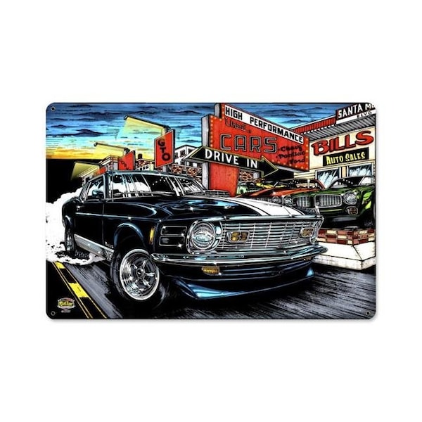 Protectionpro Mustang Car Sales Metal Sign PR1131004 - main